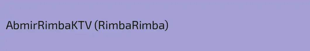 AbmirRimbaKTV (RimbaRimba)